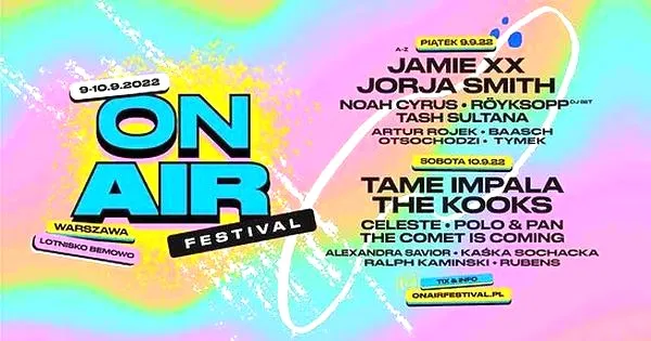 On Air Festival w Warszawie – line-up, artyści i wyjątkowa atmosfera