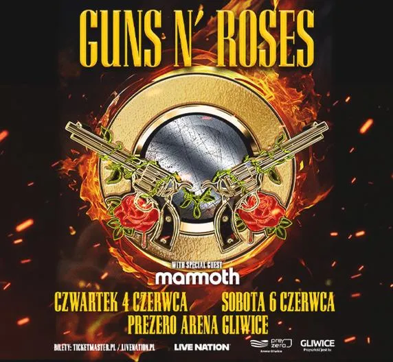 Bilety na koncert Guns N' Roses