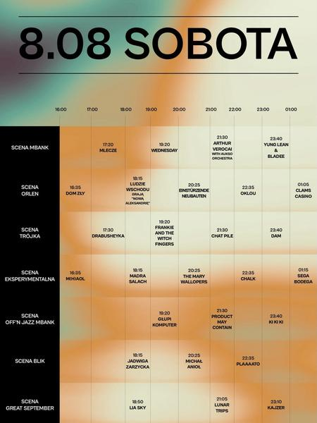 Line-up OFF Festival