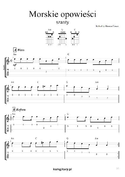 Morskie opowieści na gitarze