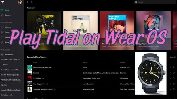 TIDAL na komputerze